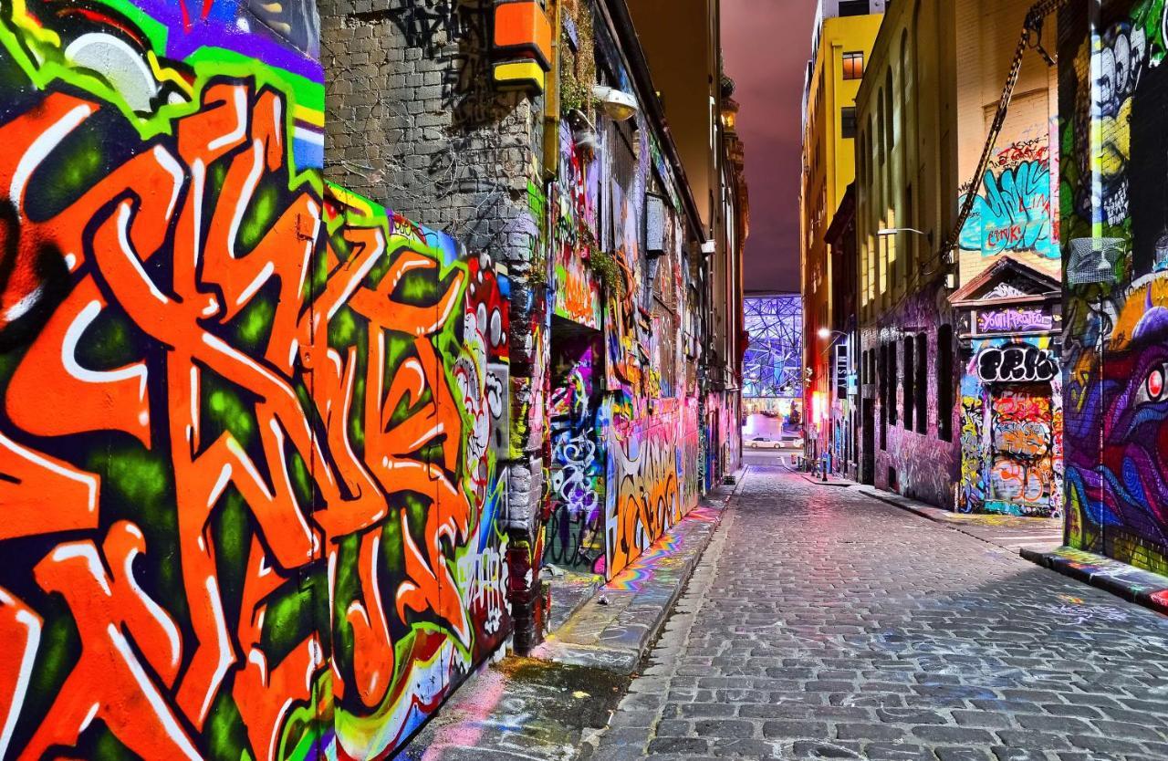Metro Apartments On Bank Place Melburne Exterior foto